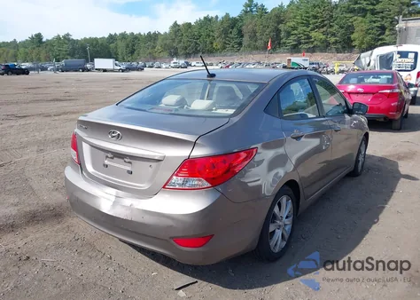 2012 Hyundai Accent Gls from USA, damaged, VIN KMHCU4AE3CU166704
